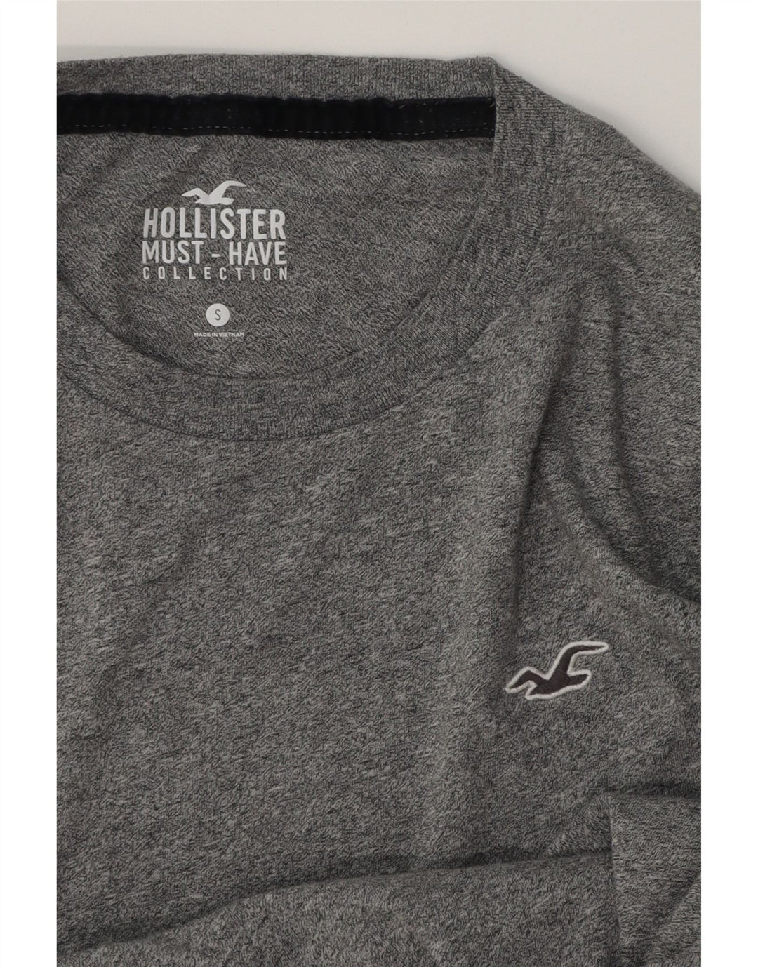 Tricou Hollister pentru bărbați Top mic, gri, pete