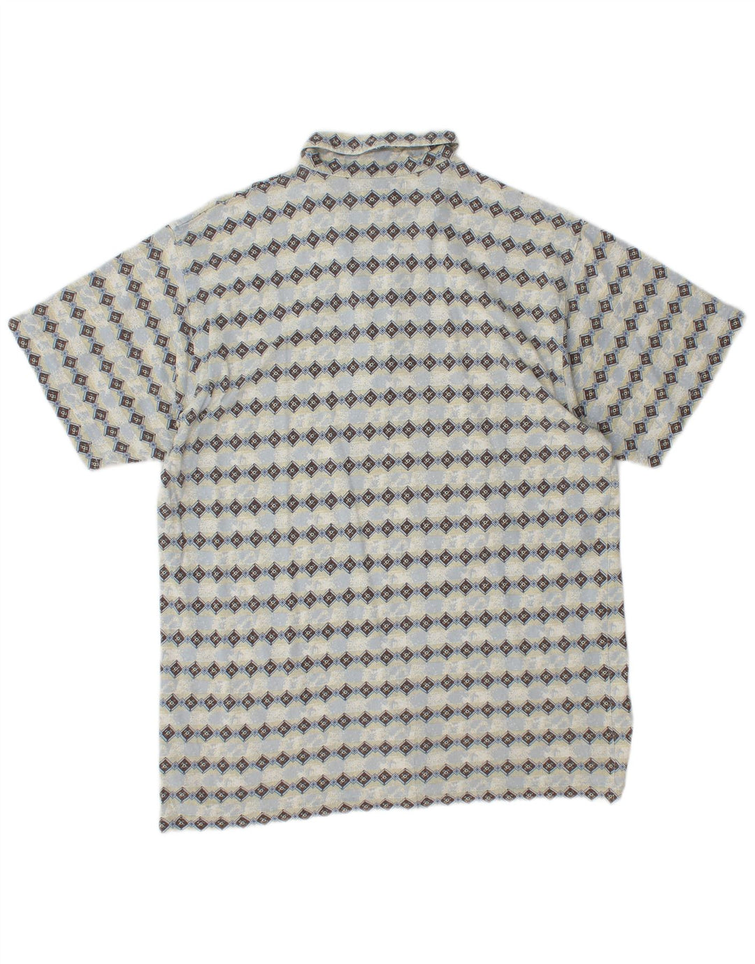 Tricou polo pentru bărbați SAVVY, cu fermoar, albastru, bumbac Argyle/Diamond