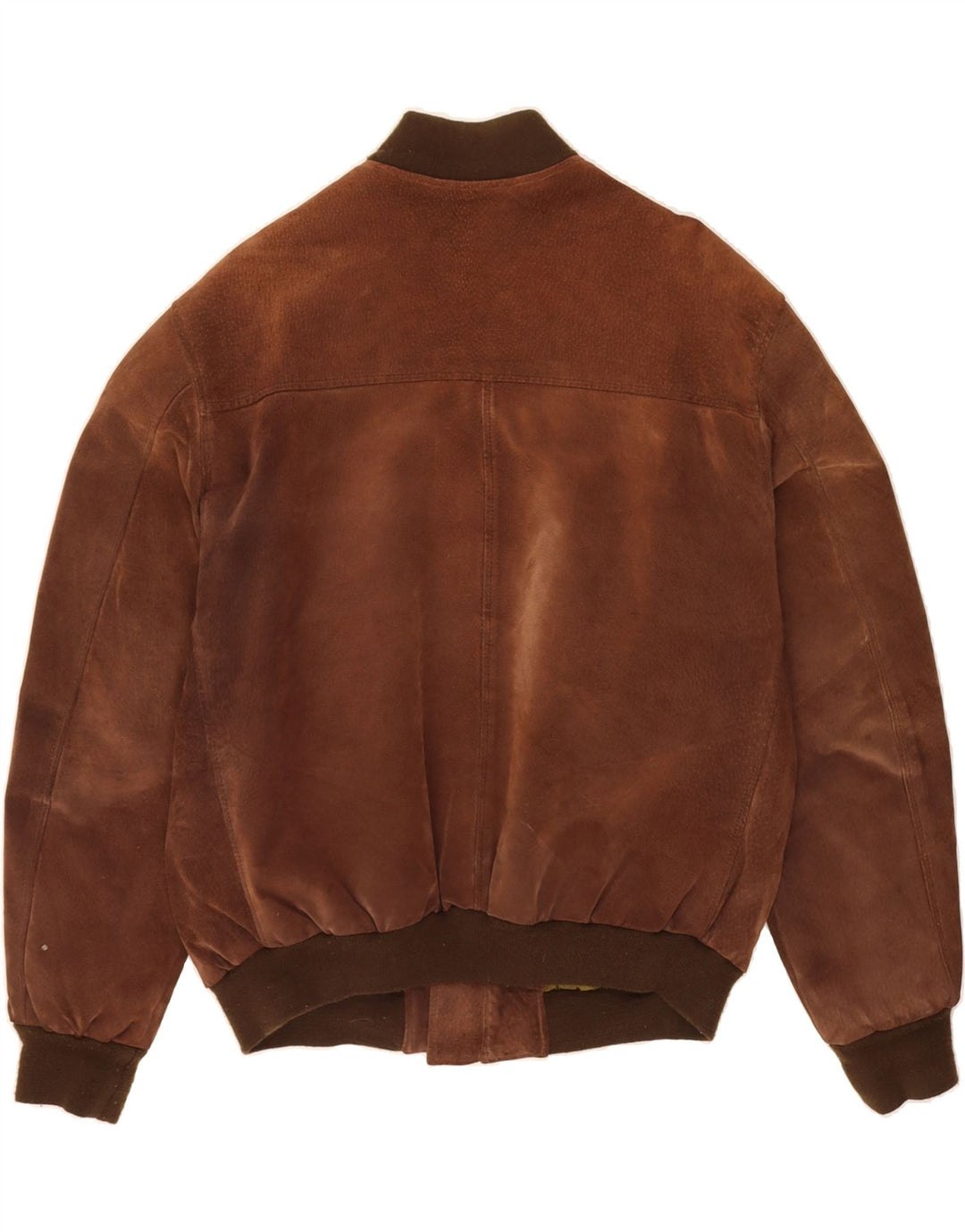 Bomber pentru bărbați VINTAGE de piele intoarsa UK 40, mare, maro, din piele