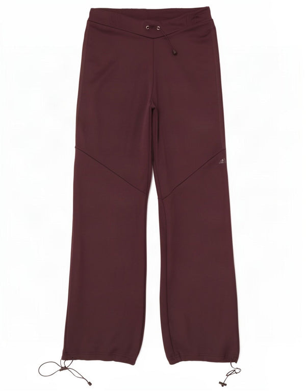 Pantaloni de trening Adidas pentru femei Clima 365 Pantaloni de jogging UK 8 Mic Burgundy