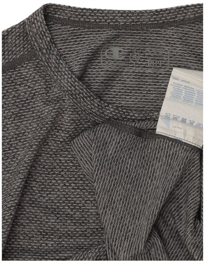 Tricou pentru bărbați Champion Top mic, gri, poliester cu pete