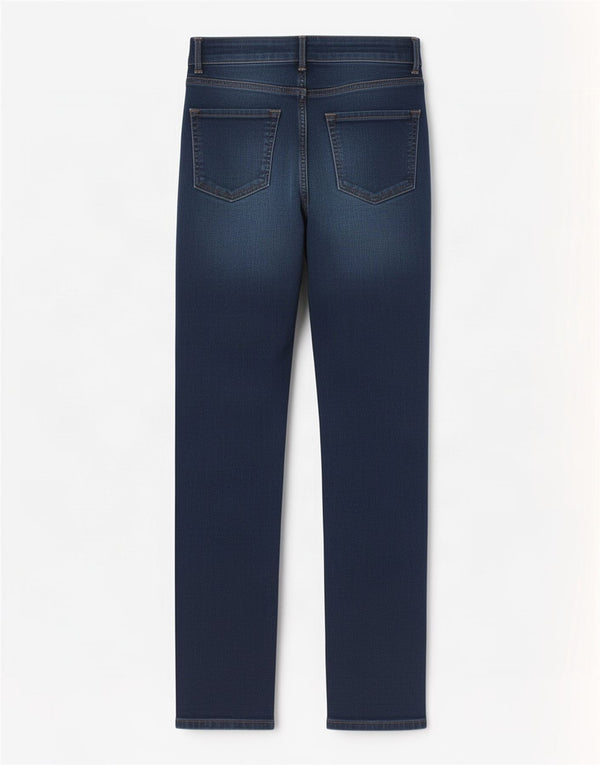 Blugi drepti pentru femei Marks & Spencer UK 8 mici W36 L28 bleumarin