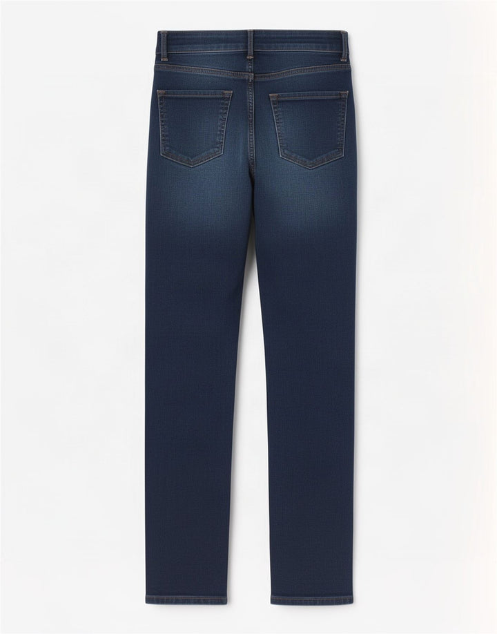 Blugi drepti pentru femei Marks & Spencer UK 8 mici W36 L28 bleumarin