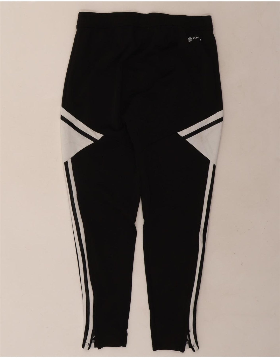 Pantaloni de trening Adidas Aeroready pentru bărbați, negru mediu, poliester bloc de culoare