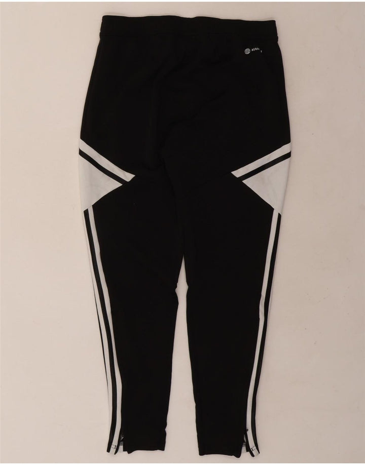 Pantaloni de trening Adidas Aeroready pentru bărbați, negru mediu, poliester bloc de culoare