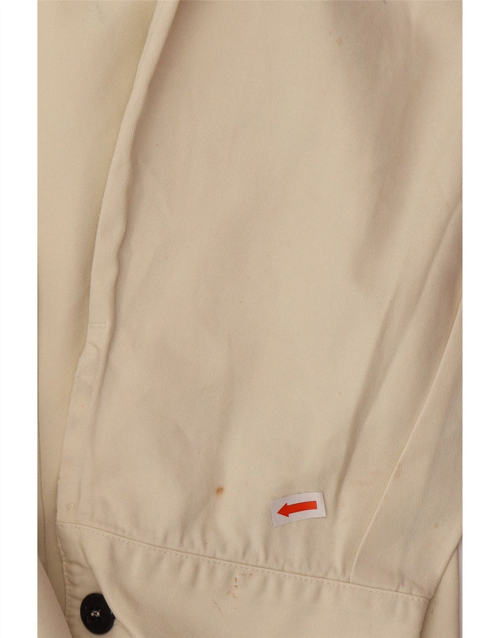 Cămașă pentru bărbați STONE ISLAND 2XL, bumbac alb, clasic