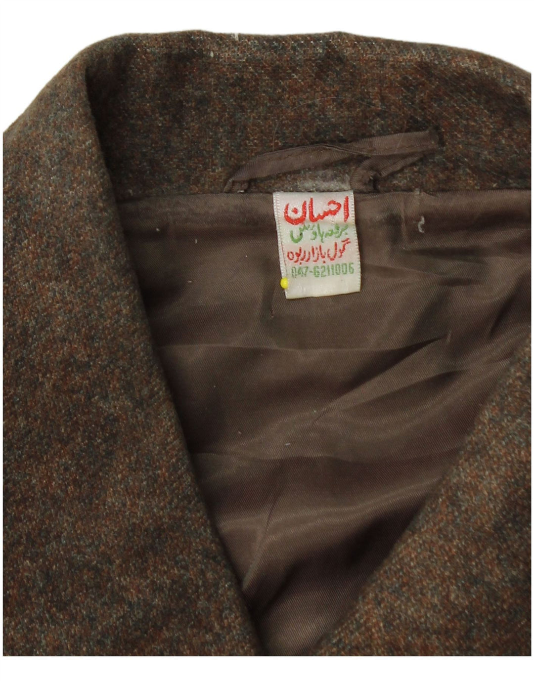 Pardesiu vintage pentru femei UK 14 maro mediu