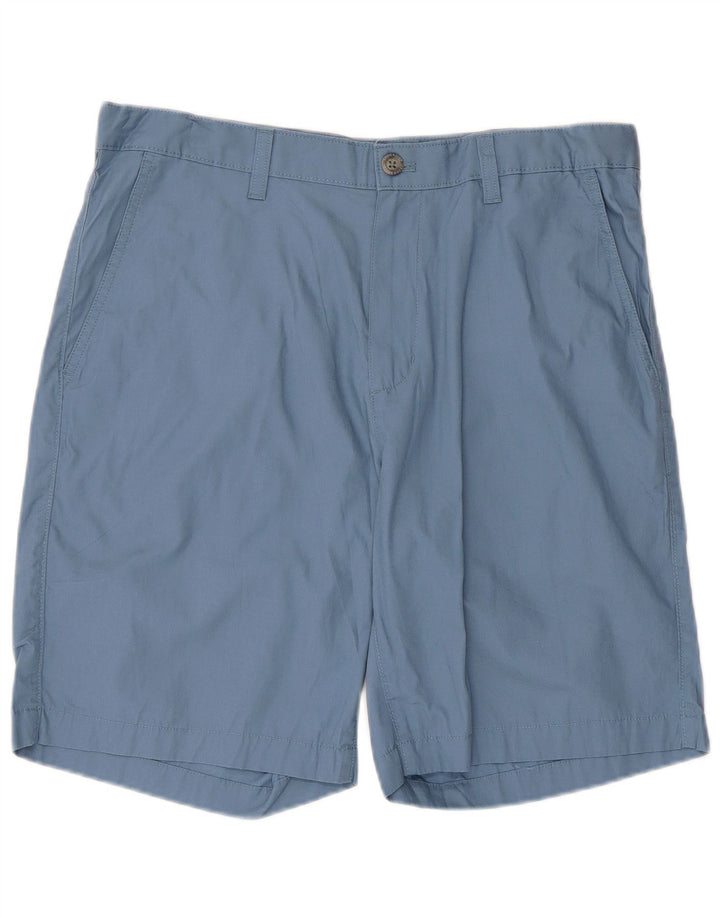 Pantaloni scurți chino pentru bărbați Eddie Bauer W33, bumbac albastru mediu