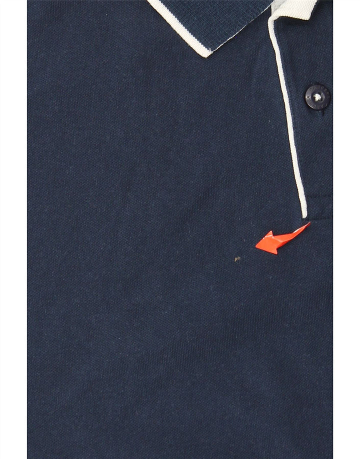 Cămașă polo pentru bărbați Carrera 2XL bumbac bleumarin