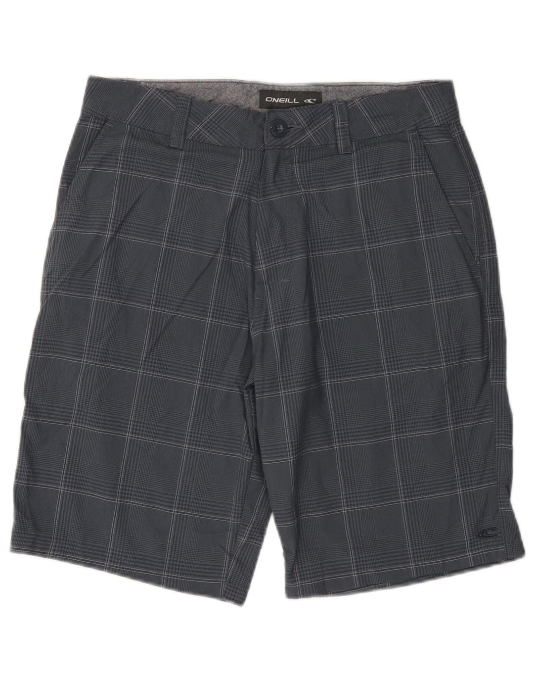Pantaloni scurți chino pentru bărbați O'Neill W30, poliester cu carouri, albastru marin mediu
