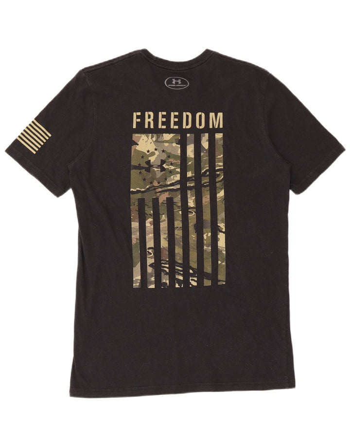 Tricou grafic pentru bărbați UNDER ARMOUR Heat Gear Top Mic Negru