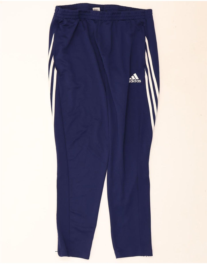 Pantaloni de trening ADIDAS Climalite pentru bărbați XL poliester bleumarin