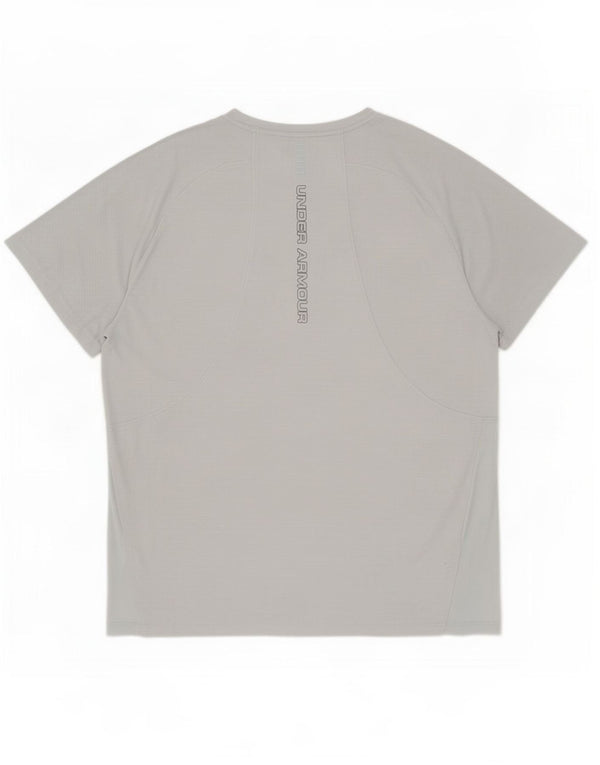 Tricou grafic Under Armour pentru bărbați Heat Gear Top 2XL Gri Pinstripe
