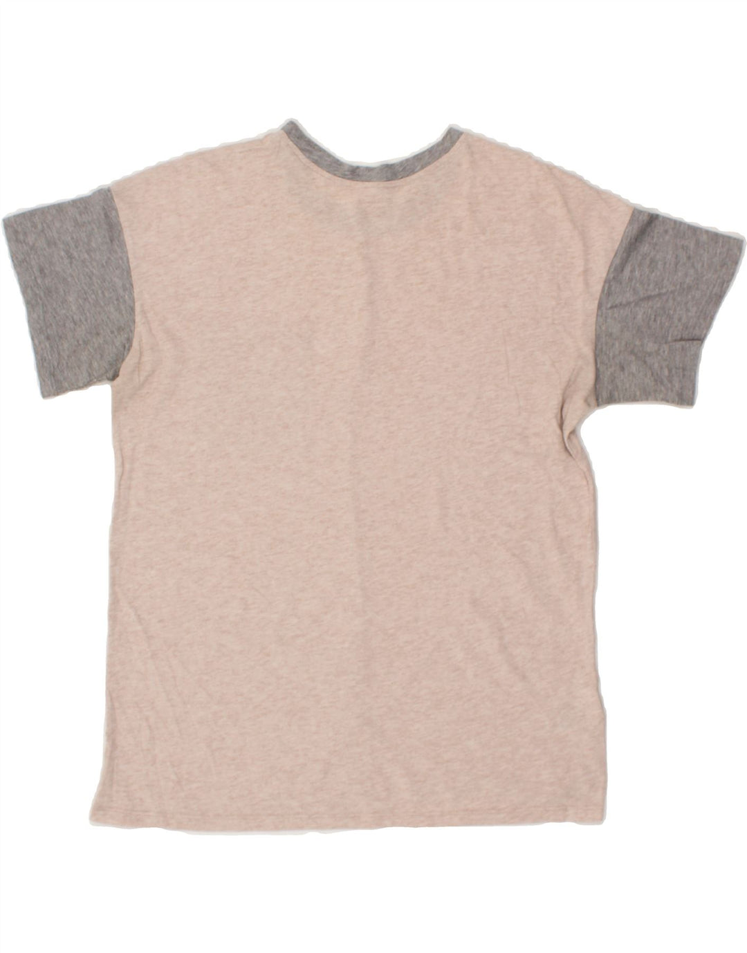 EDDIE BAUER Mens T-Shirt Top Small Grey Colourblock Cotton Vintage Eddie Bauer and Second-Hand Eddie Bauer from Messina Hembry 