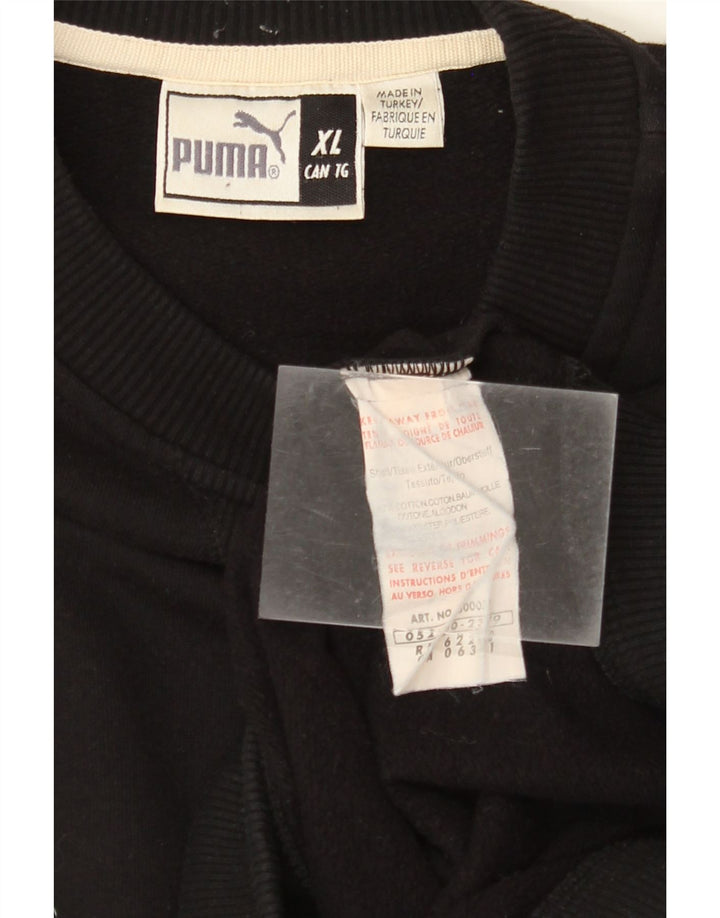Pulover PUMA pentru bărbați, XL, bumbac negru