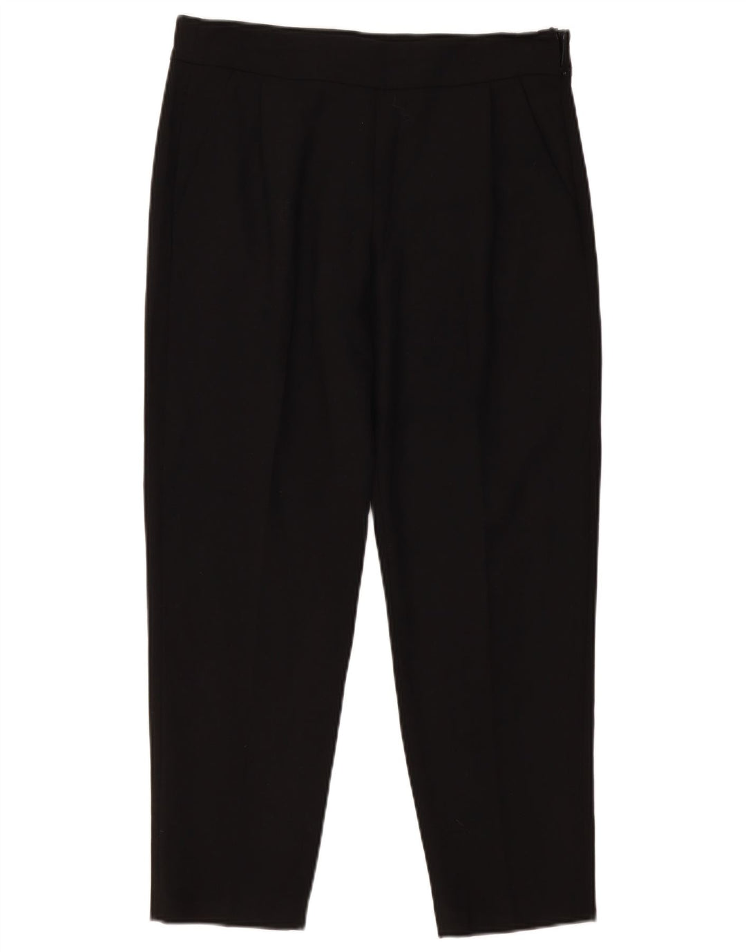French Connection Pantaloni tăiați pentru femei UK 12 Medium W32 L26 Negru