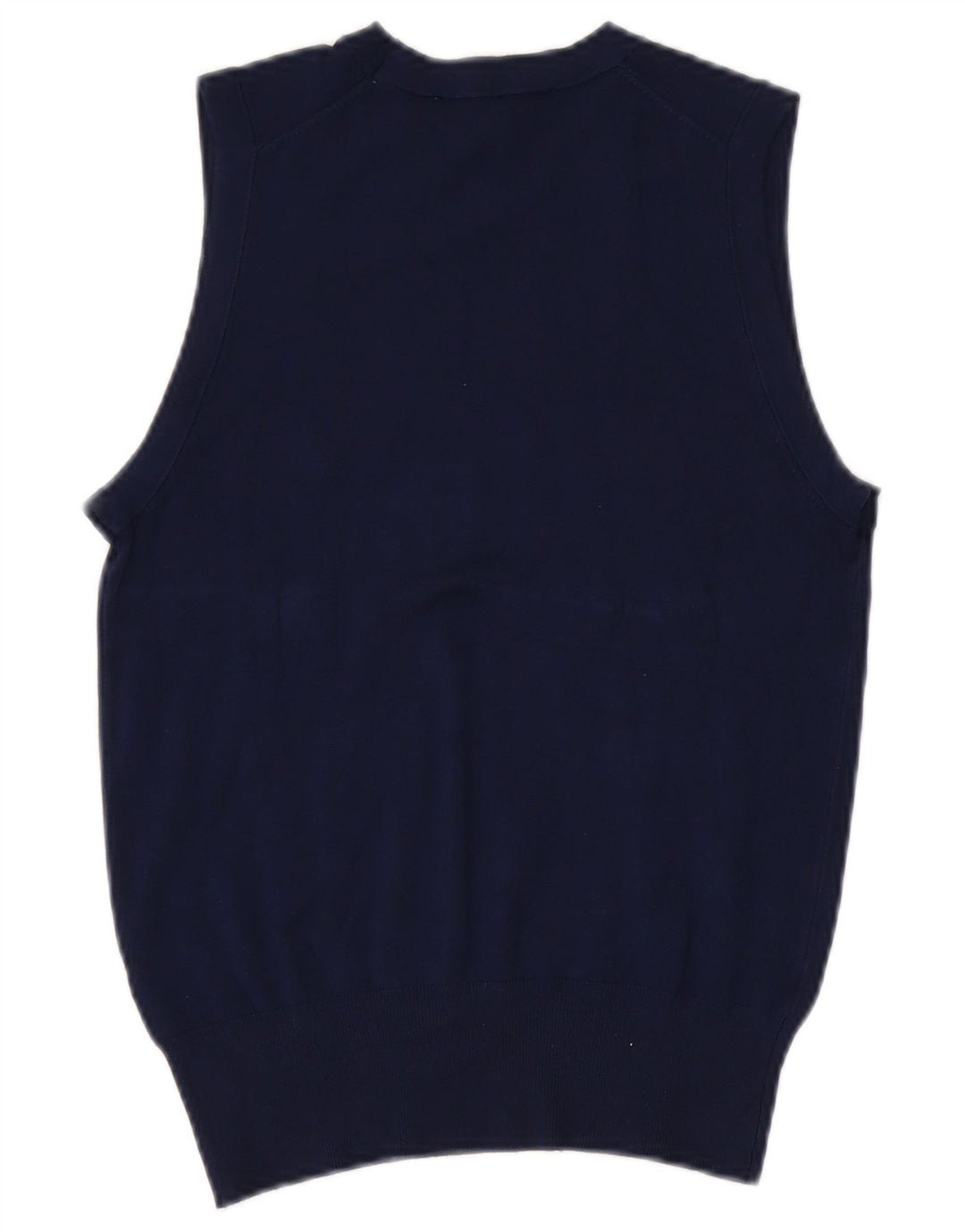 Vesta Zara Femei Tank Top UK 10 Mic Bleumarin