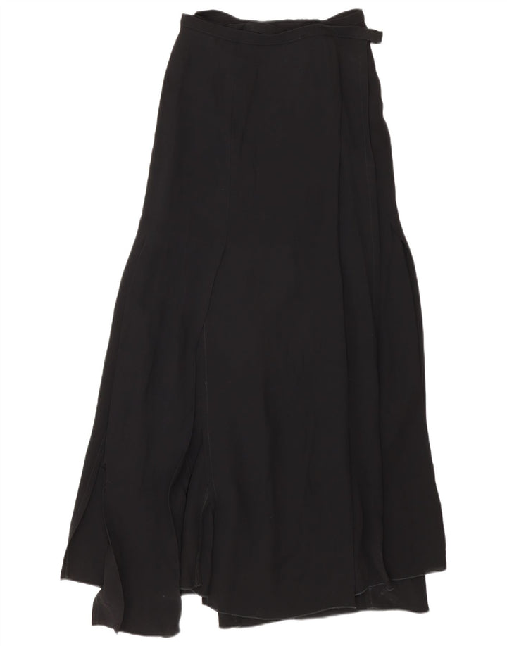 Gianfranco Ferre Fusta Wrap Maxi pentru Femei IT 42 Medium W28 Viscoza Neagra
