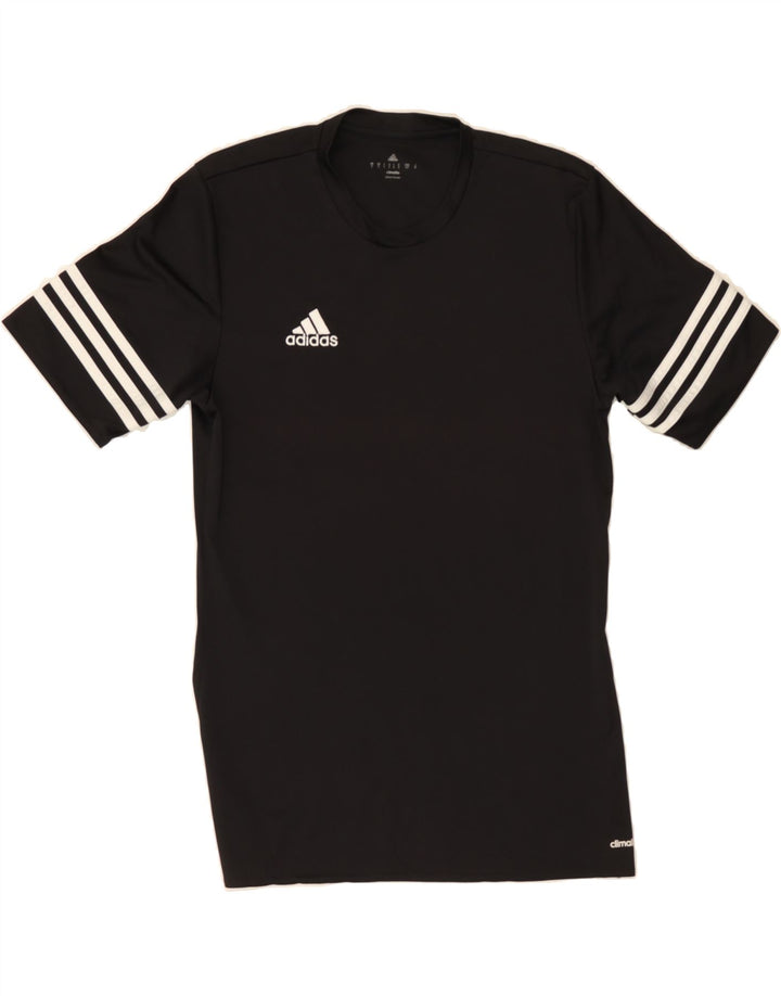 ADIDAS Mens Climalite T-Shirt Top Small Black Vintage Adidas and Second-Hand Adidas from Messina Hembry 
