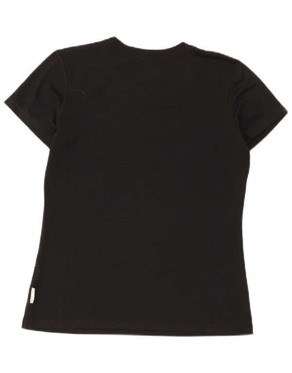 Tricou grafic Nike Dri Fit pentru femei Top UK 14 Medium Negru