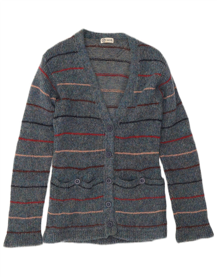 Pulover cardigan pentru femei Gilmar IT 42 Medium Blue Striped