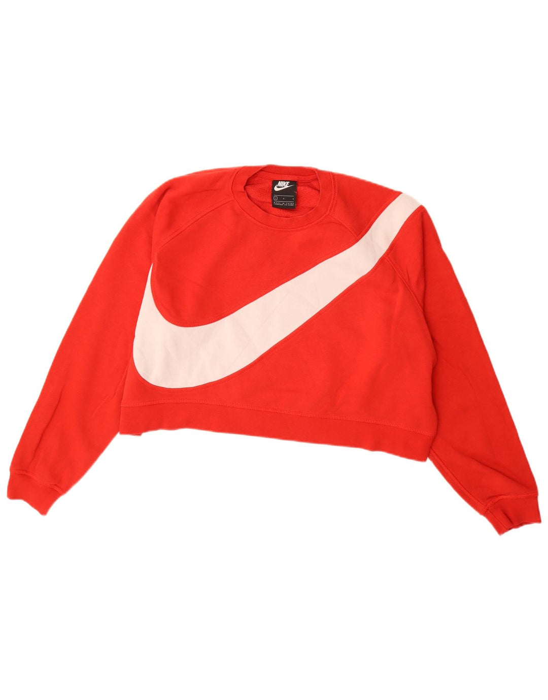 Pulover NIKE pentru femei oversized Crop Graphic Pulover UK 16 Large Red