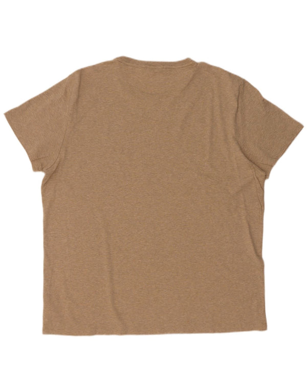 Tricou Polo Ralph Lauren pentru bărbați, personalizat, slim fit. Top 2XL, bej, bumbac cu pete