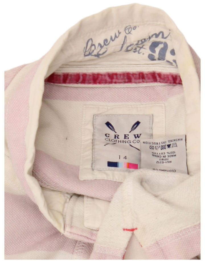 Crew Clothing Hanorac pentru femei Pulover UK 14 Mare Bumbac alb