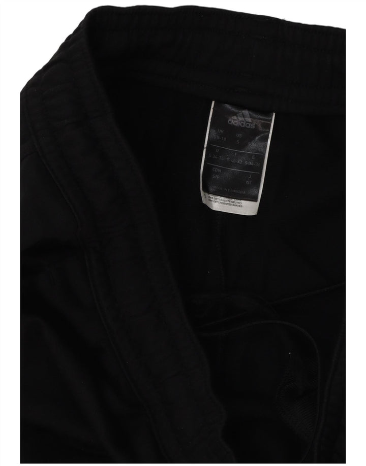 Pantaloni de trening Adidas pentru femei UK 8/10 Poliester negru mic