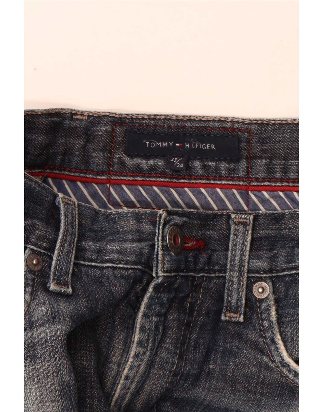 Blugi drepti pentru bărbați Tommy Hilfiger W33 L34 albastru
