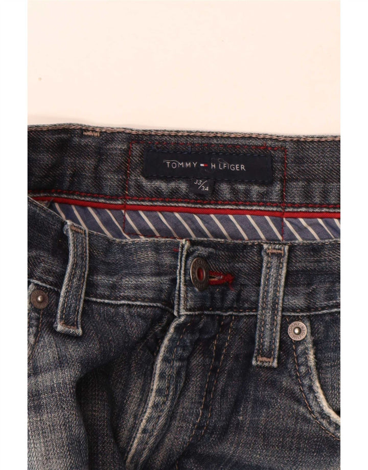 Blugi drepti pentru bărbați Tommy Hilfiger W33 L34 albastru