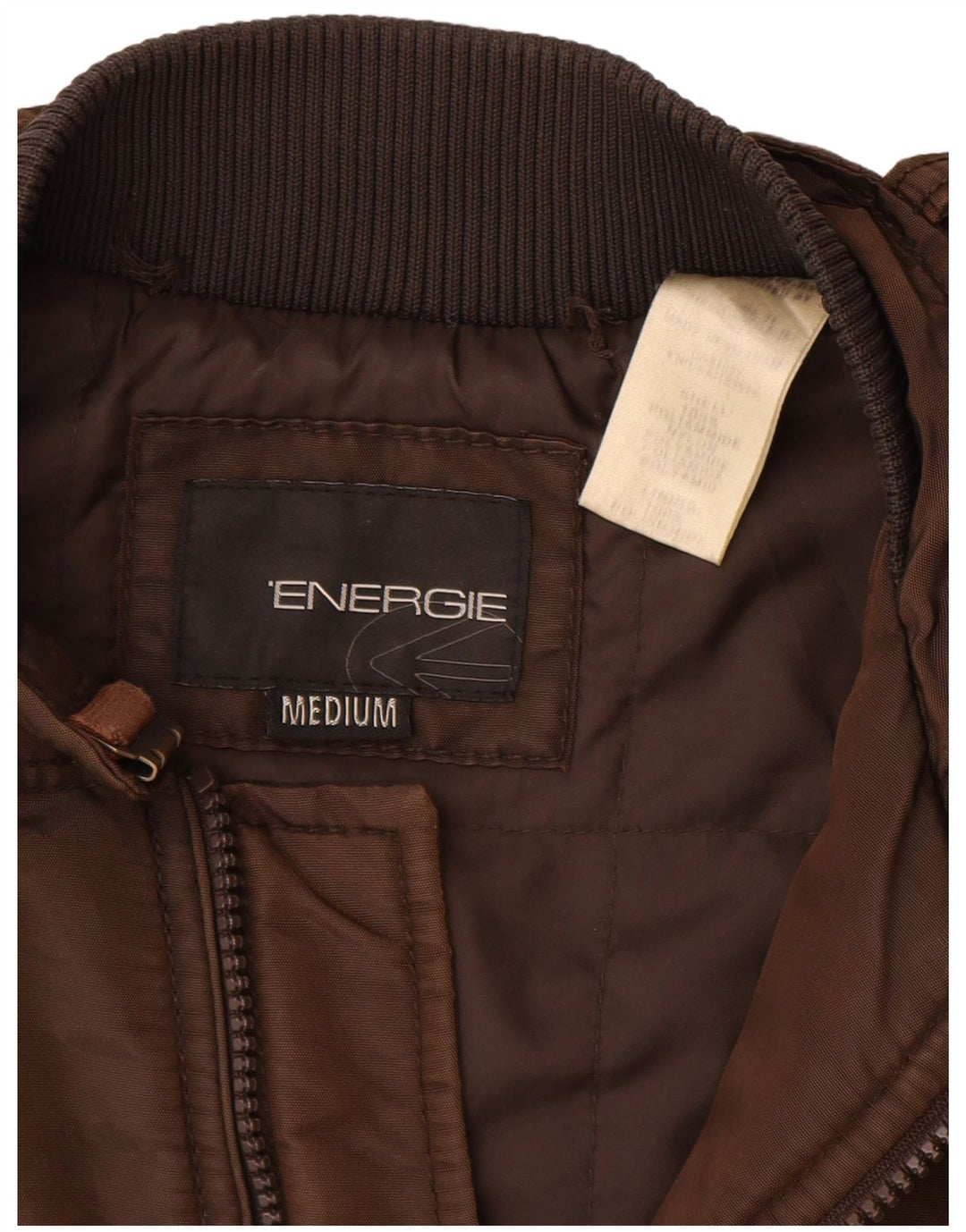 Bomber pentru bărbați ENERGIE UK 38 Medium Brown Poliamidă