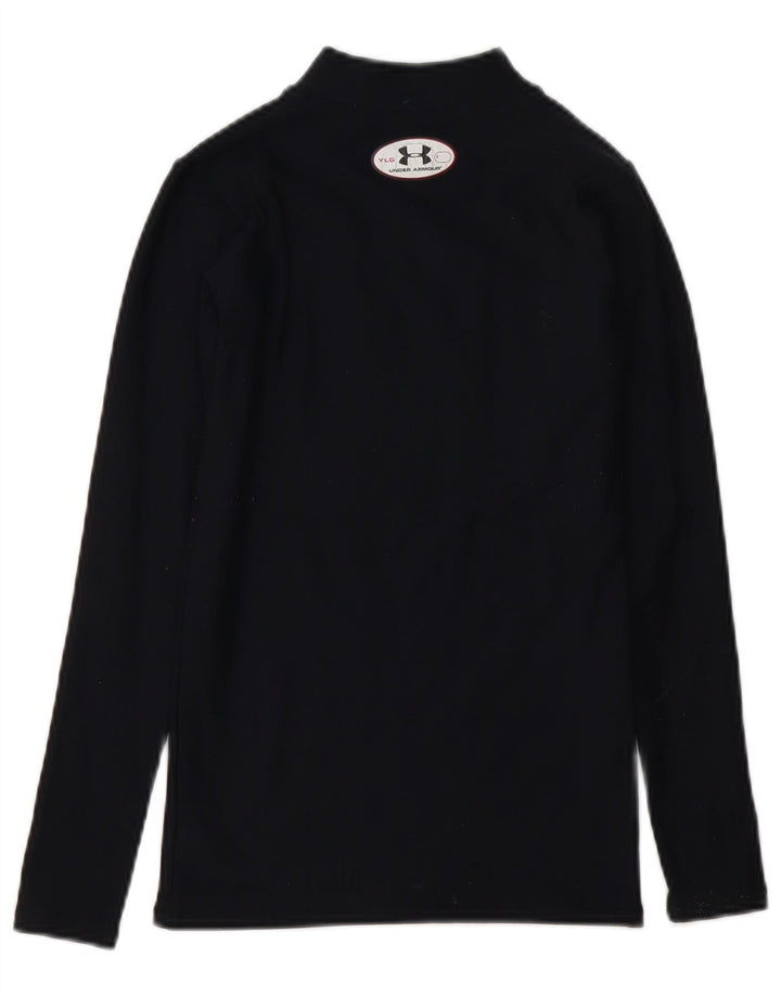 Under Armour Boys Cold Gear Top cu mânecă lungă 11-12 ani mare negru