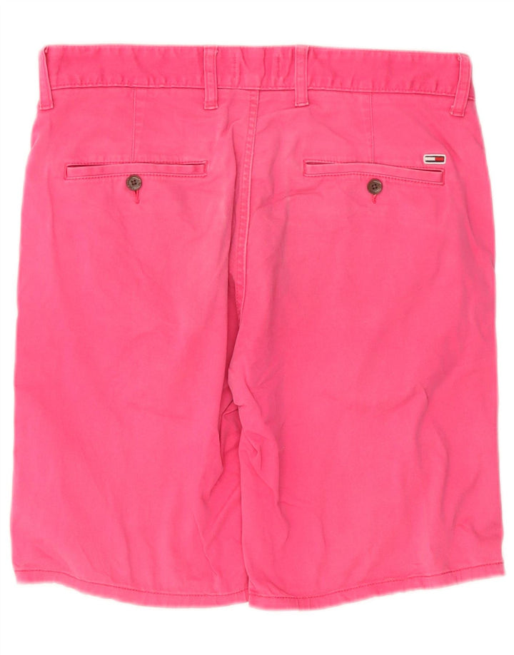 Pantaloni scurți chino pentru bărbați Tommy Hilfiger W32 bumbac roz mediu