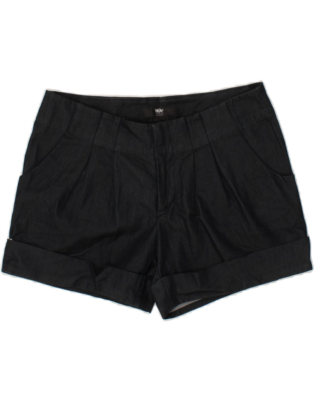 MOSSIMO Womens Pegged Chino Shorts US 6 Medium W30 Navy Blue Vintage Mossimo and Second-Hand Mossimo from Messina Hembry 