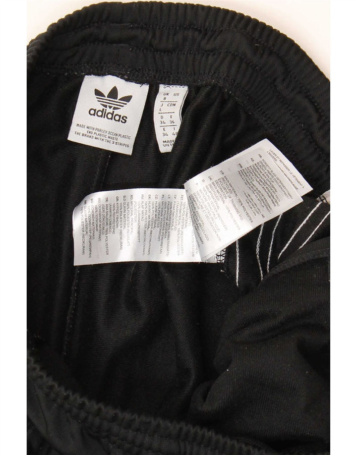 Pantaloni de trening Adidas pentru femei UK 8 Poliester negru mic