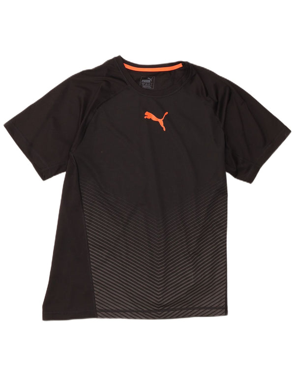 Tricou pentru bărbați Puma Top mare, negru, poliester color bloc