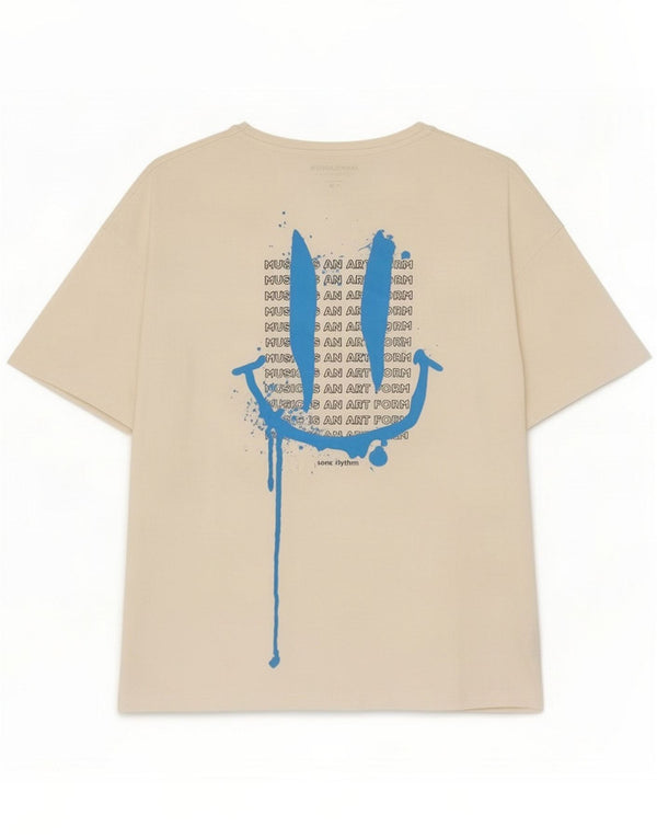 Tricou cu grafic Jack & Jones pentru bărbați Top mediu din bumbac alb