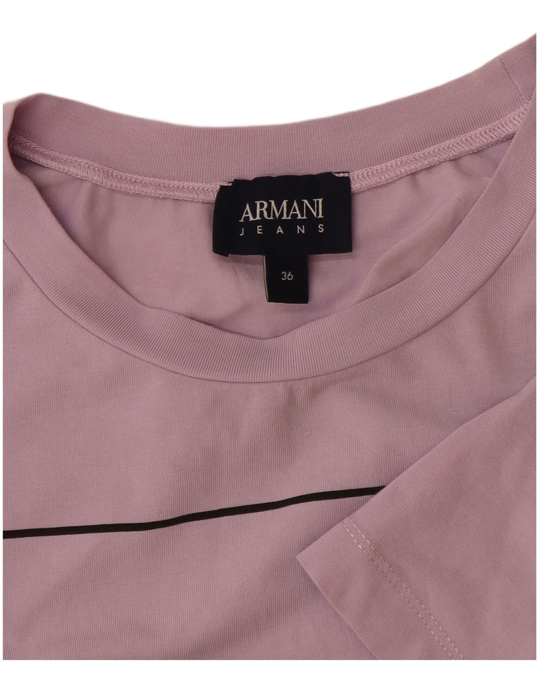 ARMANI JEANS Tricou cu grafic pentru femei Top EU 36 Small Violet