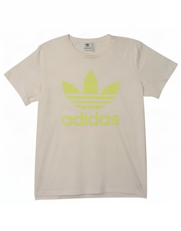 Tricou grafic supradimensionat Adidas pentru femei Top UK 8 Small White