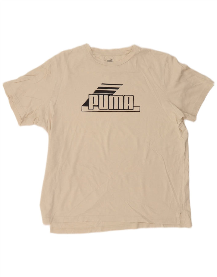 Tricou grafic Puma pentru bărbați Top XL Bej