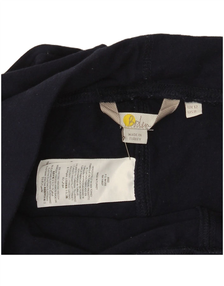 Leggings Capri Boden pentru femei UK 12 Medium Bleumarin Viscoză