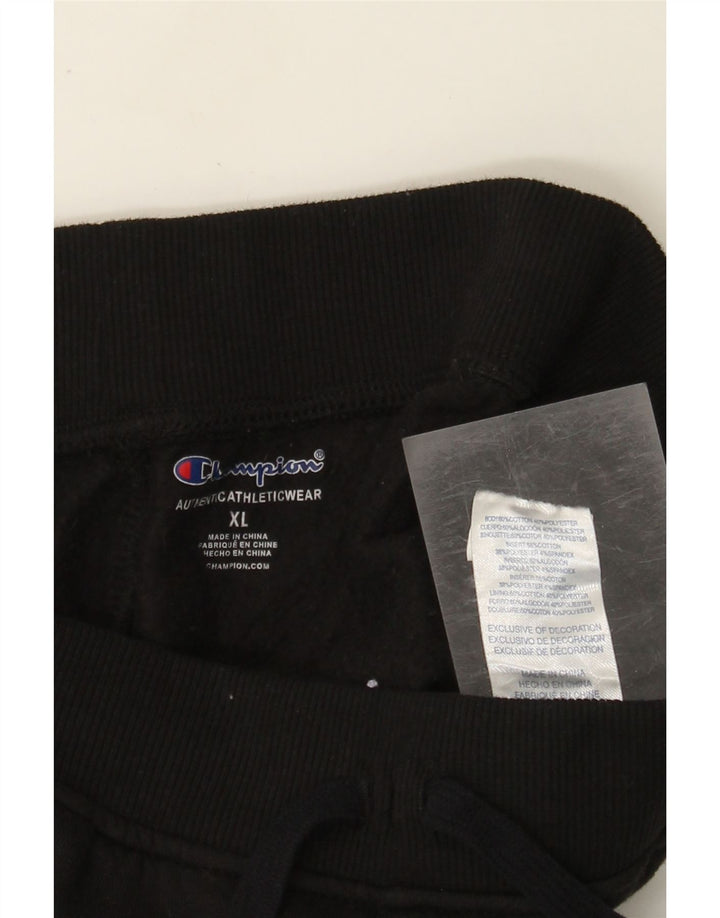 CHAMPION Fete Grafic Pantaloni Trening Pantaloni Joggeri 13-14 Ani XL Negru