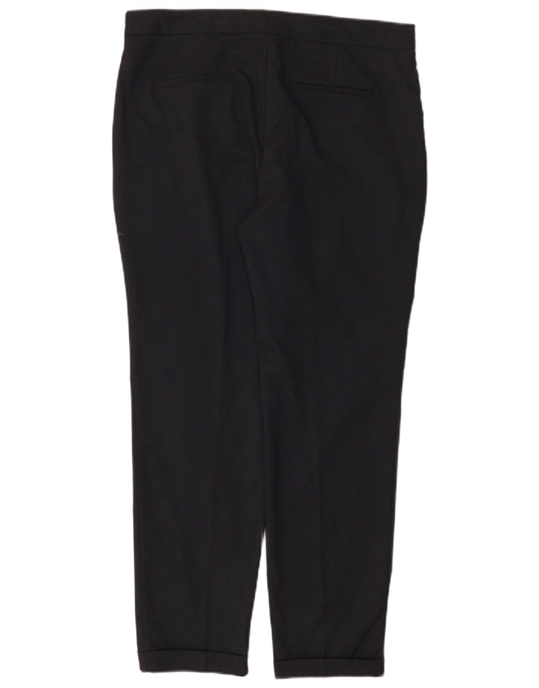 Pantaloni chino subțiri pentru femei Zara EU 40 Mediu L30 L27 Bleumarin Poliester