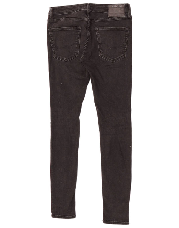 Blugi skinny pentru bărbați Jack & Jones W30 L32 bumbac negru