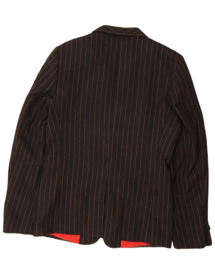 Jack & Jones jachetă cu grafică pentru bărbați UK 38 Medium Black Pinstripe