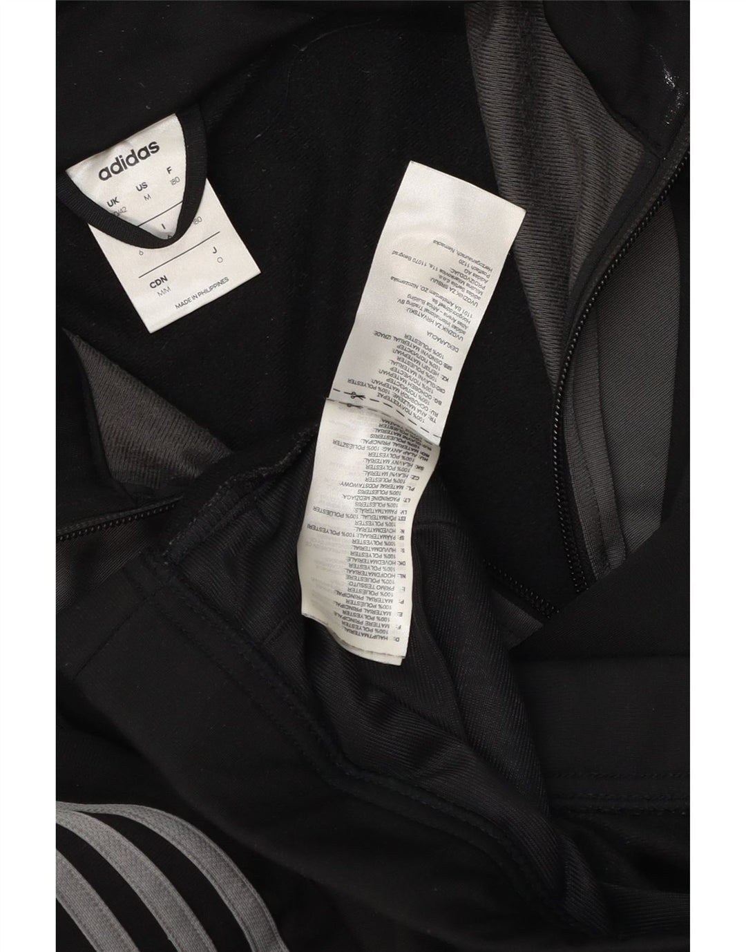 Jachetă de trening pentru bărbați Adidas UK 40/42 Medium Black Colorblock
