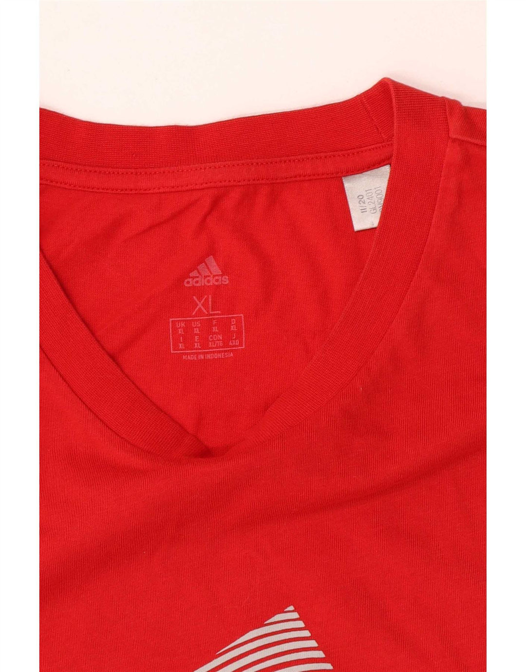 Tricou grafic pentru bărbați Adidas Top XL Roșu