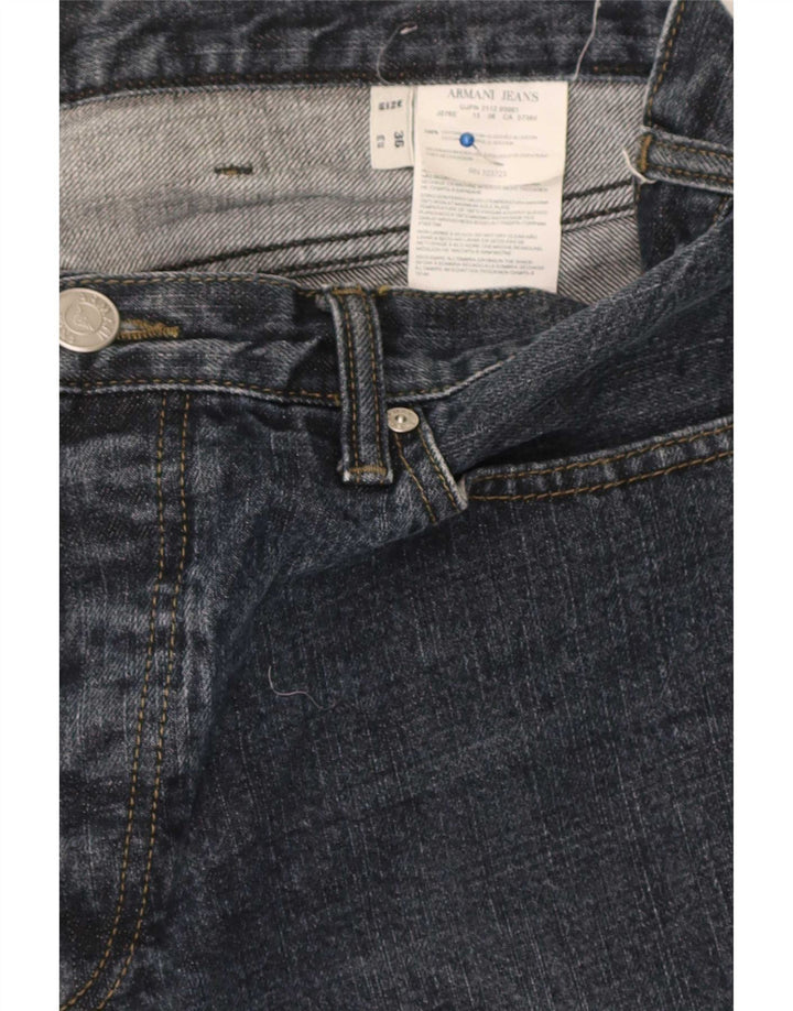 Blugi drepti pentru bărbați Armani W36 L31 Bumbac bleumarin
