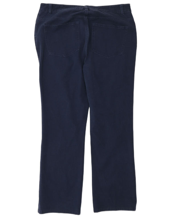 Jeans drepti pentru femei Chaps US 12 Large W32 L28 Bumbac bleumarin